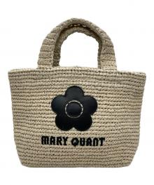 MARY QUANT（マリークヮント）の古着「クロッシェラフィアライク トート」｜ホワイト