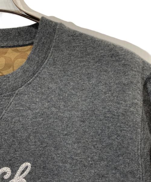 COACH（コーチ）COACH (コーチ) スカルスウェット グレー サイズ:Mの古着・服飾アイテム