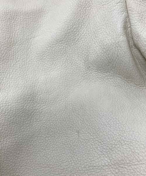 Schott（ショット）Schott (ショット) クラシックレーサージャケット ベージュ サイズ:Mの古着・服飾アイテム