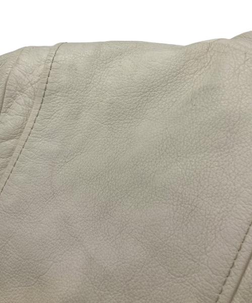 Schott（ショット）Schott (ショット) クラシックレーサージャケット ベージュ サイズ:Mの古着・服飾アイテム