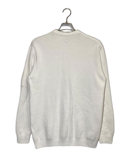 C.P COMPANY（シーピーカンパニー）C.P COMPANY (シーピーカンパニー) レンズディテール リブプルオーバー ホワイト サイズ:Mの古着・服飾アイテム