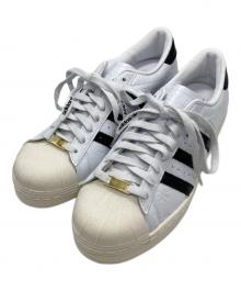adidas×A BATHING APE（アディダス×ア ベイシング エイプ）の古着「Superstar V "Footwear White/Core Black/Gold Metallic"」｜ホワイト