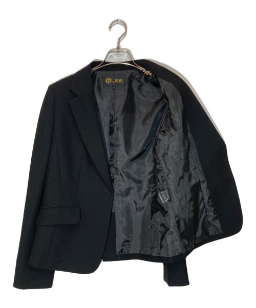 TOKYO SOIR（トウキョウソワール）TOKYO SOIR (トウキョウソワール) パンツスカートセットアップ ブラック サイズ:11の古着・服飾アイテム