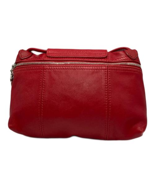 LONGCHAMP（ロンシャン）LONGCHAMP (ロンシャン) ル・プリアージュ・キュイール レッドの古着・服飾アイテム