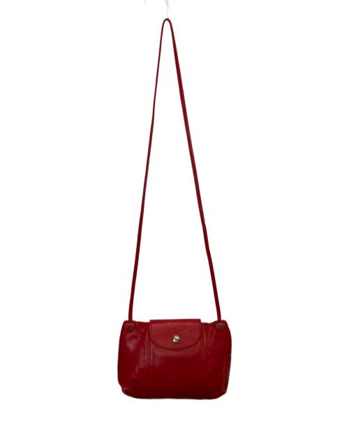 LONGCHAMP（ロンシャン）LONGCHAMP (ロンシャン) ル・プリアージュ・キュイール レッドの古着・服飾アイテム