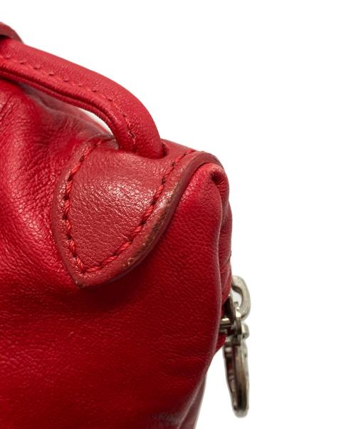 LONGCHAMP（ロンシャン）LONGCHAMP (ロンシャン) ル・プリアージュ・キュイール レッドの古着・服飾アイテム