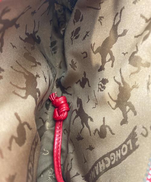 LONGCHAMP（ロンシャン）LONGCHAMP (ロンシャン) ル・プリアージュ・キュイール レッドの古着・服飾アイテム