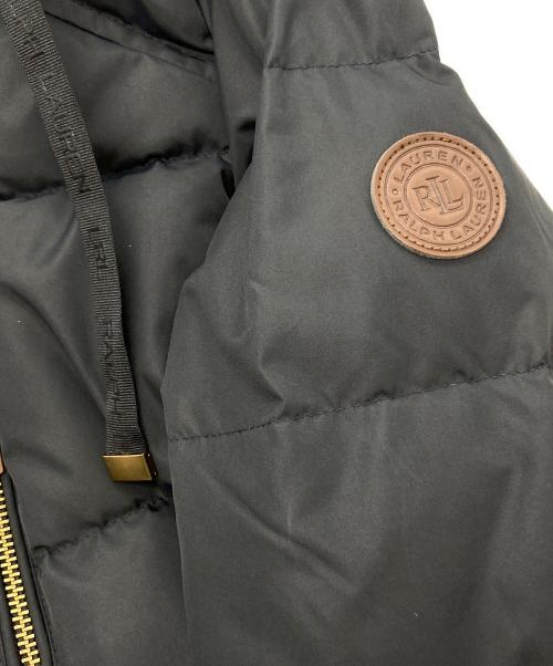 LAUREN RALPH LAUREN（ローレンラルフローレン）LAUREN RALPH LAUREN (ローレンラルフローレン) 裏地総柄ダウンコート ネイビー サイズ:Mの古着・服飾アイテム