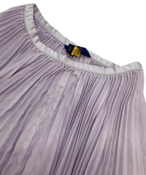 POLO RALPH LAUREN（ポロ・ラルフローレン）POLO RALPH LAUREN (ポロ・ラルフローレン) アシンメトリープリーツスカート ラベンダー サイズ:2の古着・服飾アイテム