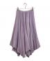 POLO RALPH LAUREN（ポロ・ラルフローレン）の古着「アシンメトリープリーツスカート」｜ラベンダー