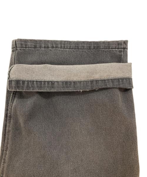 genzai（ゲンザイ）genzai (ゲンザイ) Chain baggy Denim Pants グレー サイズ:Lの古着・服飾アイテム