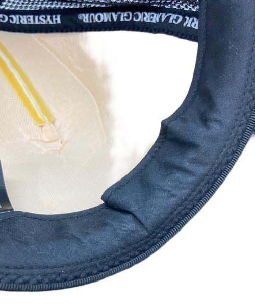 Hysteric Glamour（ヒステリックグラマー）Hysteric Glamour (ヒステリックグラマー) メッシュキャップ ブラック サイズ:-の古着・服飾アイテム