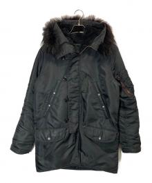 AVIREX（アヴィレックス）の古着「N-3Bフライトジャケット」｜ブラック