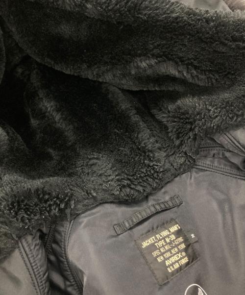 AVIREX（アヴィレックス）AVIREX (アヴィレックス) N-3Bフライトジャケット ブラック サイズ:Mの古着・服飾アイテム