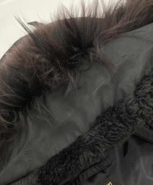 AVIREX（アヴィレックス）AVIREX (アヴィレックス) N-3Bフライトジャケット ブラック サイズ:Mの古着・服飾アイテム