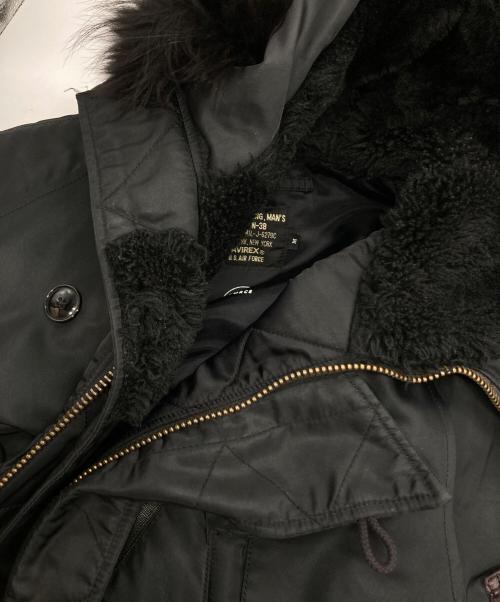 AVIREX（アヴィレックス）AVIREX (アヴィレックス) N-3Bフライトジャケット ブラック サイズ:Mの古着・服飾アイテム