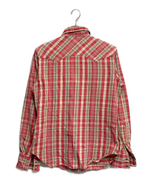 RRL（ダブルアールエル）RRL (ダブルアールエル) ウエスタンシャツ レッド サイズ:Sの古着・服飾アイテム