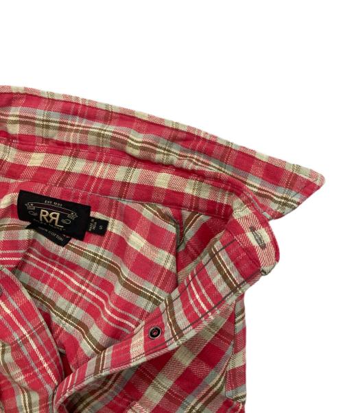 RRL（ダブルアールエル）RRL (ダブルアールエル) ウエスタンシャツ レッド サイズ:Sの古着・服飾アイテム