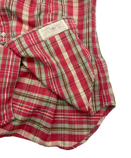 RRL（ダブルアールエル）RRL (ダブルアールエル) ウエスタンシャツ レッド サイズ:Sの古着・服飾アイテム