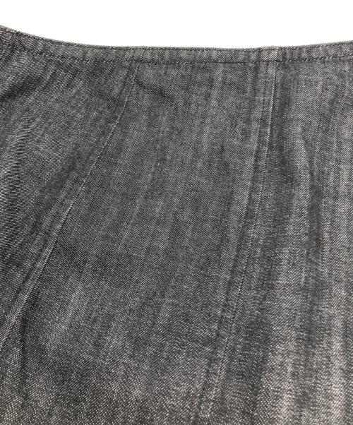 BURBERRY LONDON（バーバリーロンドン）BURBERRY LONDON (バーバリーロンドン) ノバチェック切替デニムスカート インディゴ サイズ:SIZE 38の古着・服飾アイテム