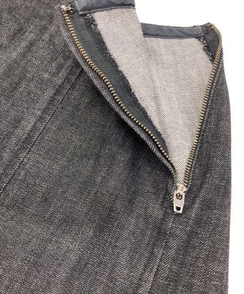 BURBERRY LONDON（バーバリーロンドン）BURBERRY LONDON (バーバリーロンドン) ノバチェック切替デニムスカート インディゴ サイズ:SIZE 38の古着・服飾アイテム
