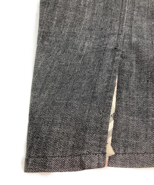 BURBERRY LONDON（バーバリーロンドン）BURBERRY LONDON (バーバリーロンドン) ノバチェック切替デニムスカート インディゴ サイズ:SIZE 38の古着・服飾アイテム