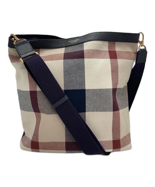 BLUE LABEL CRESTBRIDGE（ブルーレーベルクレストブリッジ）BLUE LABEL CRESTBRIDGE (ブルーレーベルクレストブリッジ) クレストブリッジチェックキャンバスショルダーバッグ サイズ:-の古着・服飾アイテム