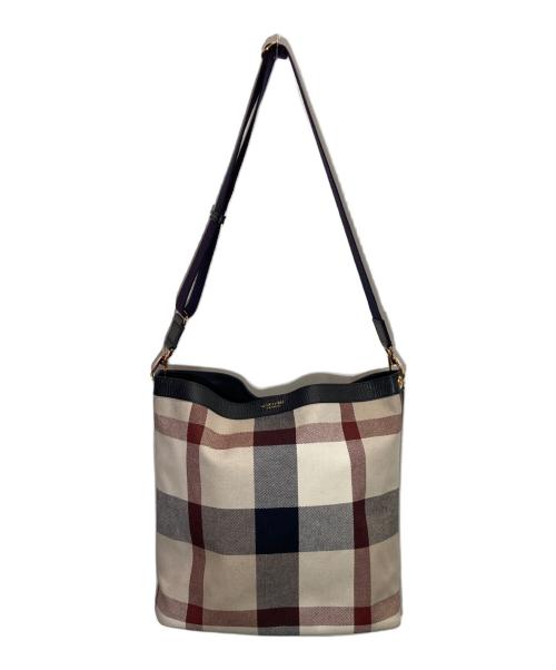 BLUE LABEL CRESTBRIDGE（ブルーレーベルクレストブリッジ）BLUE LABEL CRESTBRIDGE (ブルーレーベルクレストブリッジ) クレストブリッジチェックキャンバスショルダーバッグ サイズ:-の古着・服飾アイテム