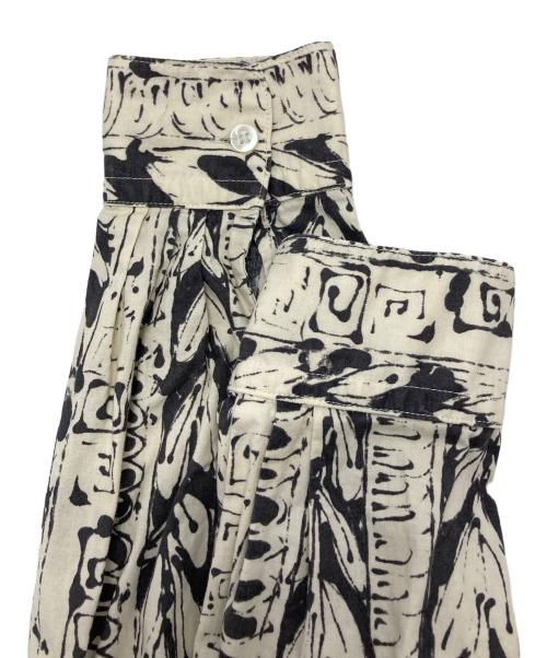 AiE（エーアイイー）AiE (エーアイイー) Painter Shirt-art symbol motif ブラック×アイボリー サイズ:Ⅿの古着・服飾アイテム