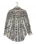 AiE (エーアイイー) Painter Shirt-art symbol motif ブラック×アイボリー サイズ:Ⅿ：5000円