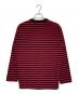 Engineered Garments (エンジニアド ガーメンツ) ボーダースウェット ブラック×レッド サイズ:S：5000円