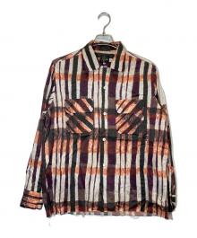 Needles（ニードルズ）の古着「Cut off Bottom Classic Shirt」｜マルチカラー