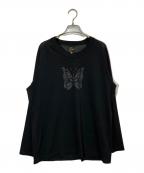 Needlesニードルズ）の古着「シースルーカットソー」｜ブラック