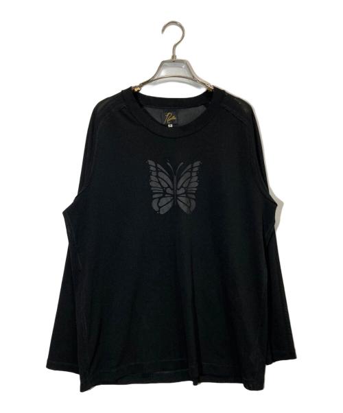 Needles（ニードルズ）Needles (ニードルズ) シースルーカットソー ブラック サイズ:Ｍの古着・服飾アイテム