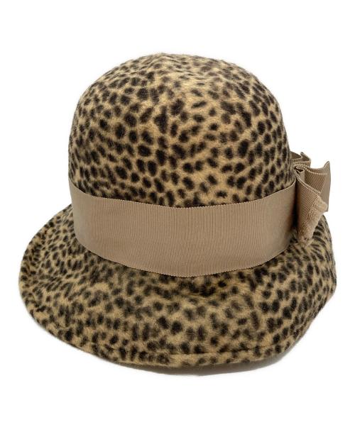 Needles（ニードルズ）Needles (ニードルズ) ラビットファーハット ブラック×ベージュの古着・服飾アイテム