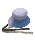 J.W.ANDERSONジェイダブリューアンダーソン）の古着「ブランドテープバケットハット」｜ブルー