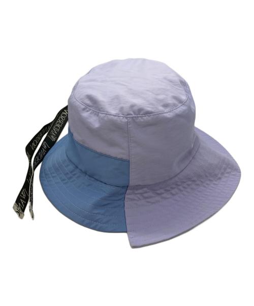 J.W.ANDERSON（ジェイダブリューアンダーソン）J.W.ANDERSON (ジェイダブリューアンダーソン) ブランドテープバケットハット ブルー サイズ:SIZE M/Lの古着・服飾アイテム