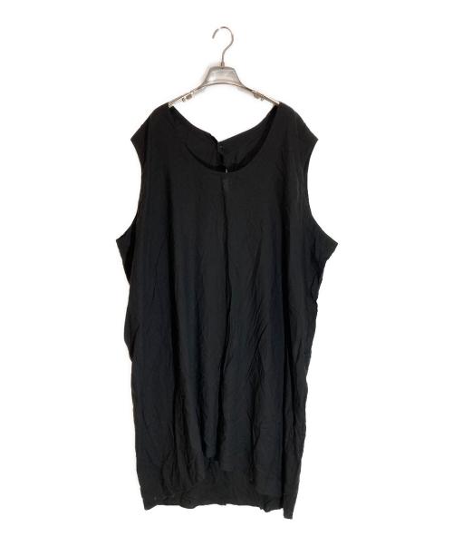 sulvam（サルバム）sulvam (サルバム) ノースリーブワンピース ブラック サイズ:Mの古着・服飾アイテム