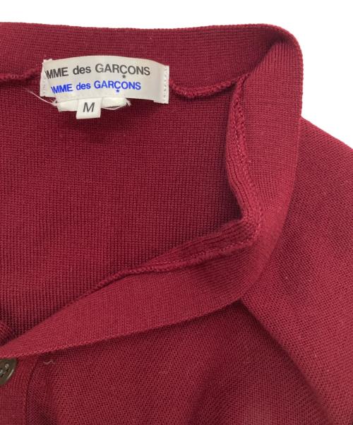 COMME des GARCONS COMME des GARCONS（コムデギャルソン コムデギャルソン）COMME des GARCONS COMME des GARCONS (コムデギャルソン コムデギャルソン) 切替カーディガン ボルドー サイズ:Ｍの古着・服飾アイテム