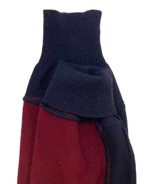 COMME des GARCONS COMME des GARCONS（コムデギャルソン コムデギャルソン）COMME des GARCONS COMME des GARCONS (コムデギャルソン コムデギャルソン) 切替カーディガン ボルドー サイズ:Ｍの古着・服飾アイテム