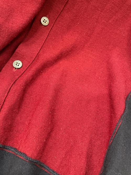 COMME des GARCONS COMME des GARCONS（コムデギャルソン コムデギャルソン）COMME des GARCONS COMME des GARCONS (コムデギャルソン コムデギャルソン) 切替カーディガン ボルドー サイズ:Ｍの古着・服飾アイテム