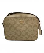 COACHコーチ）の古着「ショルダーバッグ」｜ホワイト×ベージュ