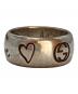 中古・古着 GUCCI (グッチ) blind for love リング シルバー サイズ:下記参照：17000円