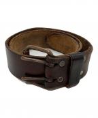 RRLダブルアールエル）の古着「レザーベルト」｜ブラウン