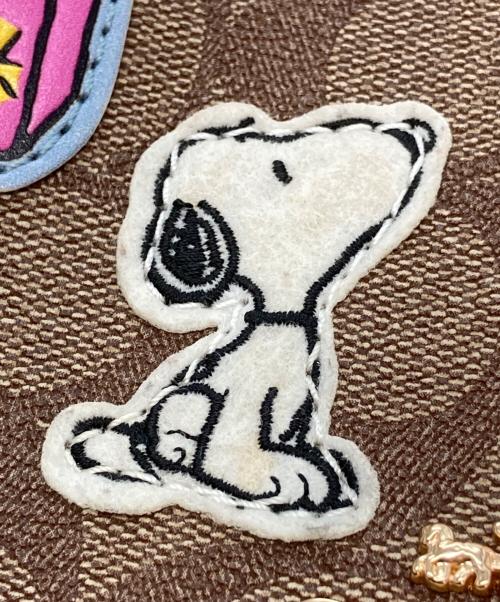 COACH（コーチ）COACH (コーチ) PEANUTS (ピーナッツ) デンプシー トート 22・シグネチャー キャンバス・パッチ ブラウンの古着・服飾アイテム