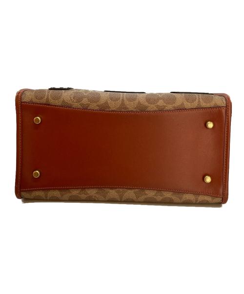 COACH（コーチ）COACH (コーチ) フィールド トート シグネチャー キャンバス ウィズ パッチ ブラウンの古着・服飾アイテム