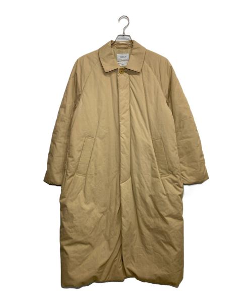 YAECA（ヤエカ）YAECA (ヤエカ) STAINCOLLAR COAT LONG PADDING ベージュ サイズ:Ⅿの古着・服飾アイテム