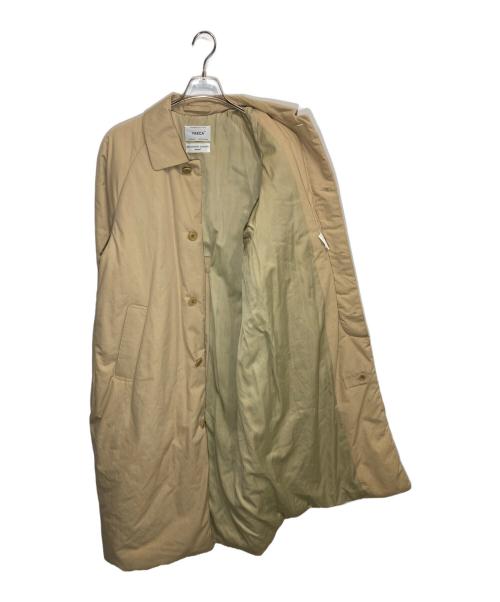 YAECA（ヤエカ）YAECA (ヤエカ) STAINCOLLAR COAT LONG PADDING ベージュ サイズ:Ⅿの古着・服飾アイテム