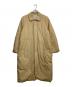 YAECA（ヤエカ）の古着「STAINCOLLAR COAT LONG PADDING」｜ベージュ