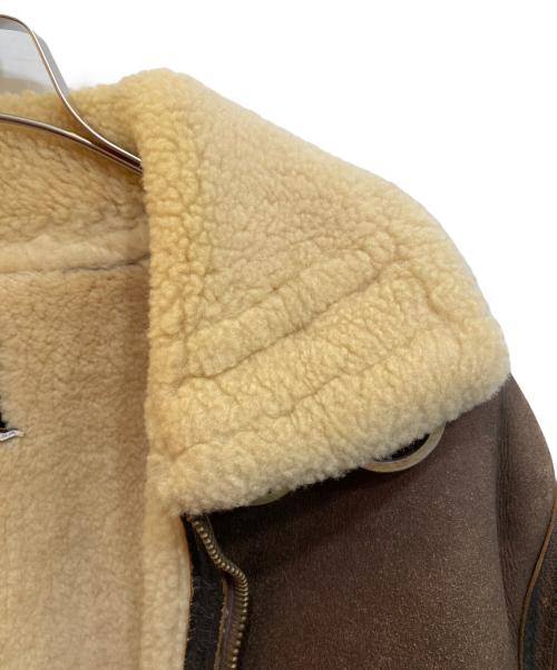 INSIGNIA（インシグニア）INSIGNIA (インシグニア) U.S.AIR FORCE (ユーエスエアフォース) B-3 ムートンジャケット ブラウン サイズ:42の古着・服飾アイテム